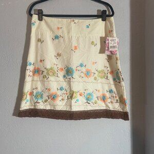 Y2K NWT Heart Soul Floral Skirt Sz 11